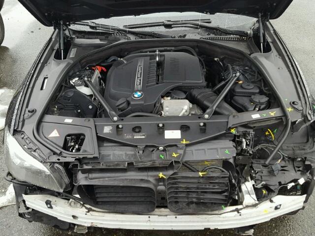 WBA5B3C50ED293131 - 2014 BMW 535 XI Черный фото 7