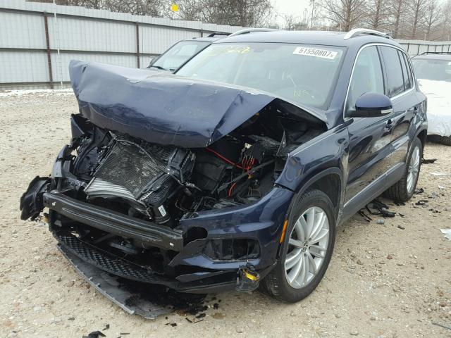 WVGAV7AX6GW568251 - 2016 VOLKSWAGEN TIGUAN S BLUE photo 2