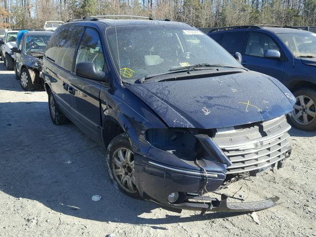 2C4GP64L15R260079 - 2005 CHRYSLER TOWN & COU BLUE photo 1