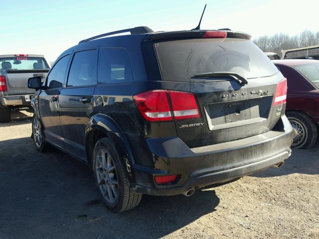 3C4PDCEGXDT605825 - 2013 DODGE JOURNEY R/ BLACK photo 3