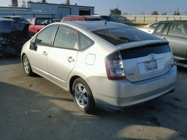 JTDKB22U553016098 - 2005 TOYOTA PRIUS SILVER photo 3