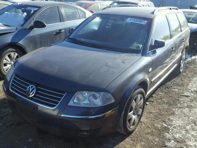 WVWWH63B32E370920 - 2002 VOLKSWAGEN PASSAT GLX GRAY photo 2