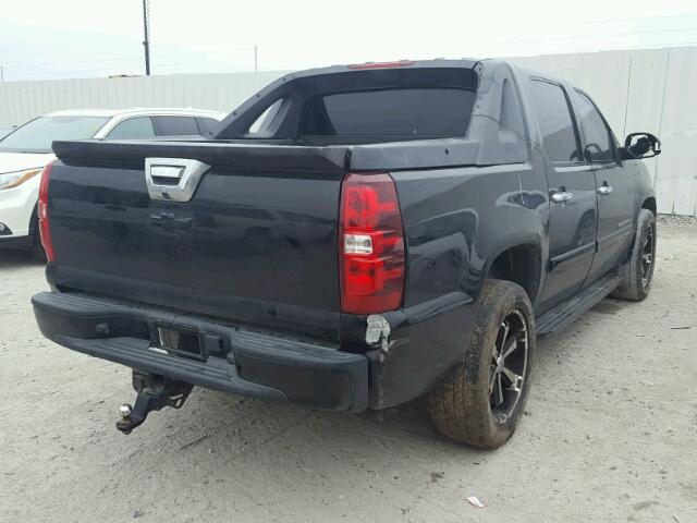 3GNEC12047G210694 - 2007 CHEVROLET AVALANCHE BLACK photo 4