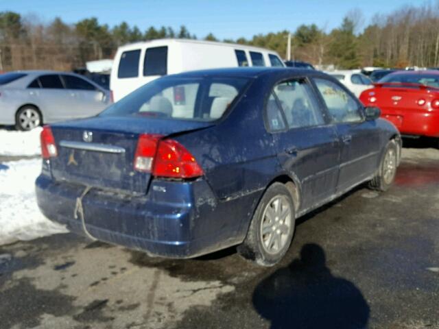 2HGES26763H590125 - 2003 HONDA CIVIC EX ლურჯი ფოტო 4