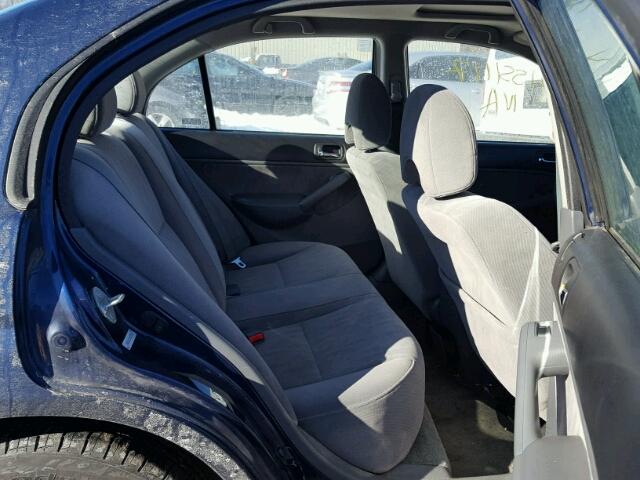 2HGES26763H590125 - 2003 HONDA CIVIC EX ლურჯი ფოტო 6