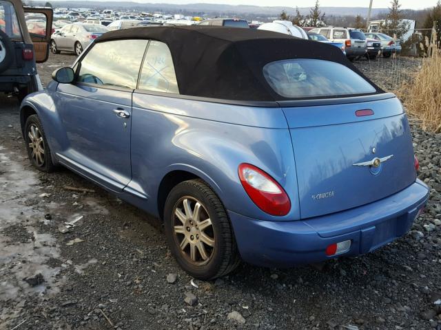 3C3JY45X67T590930 - 2007 CHRYSLER PT CRUISER BLUE photo 3