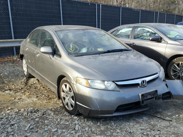 1HGFA16537L047436 - 2007 HONDA CIVIC LX CHARCOAL photo 1