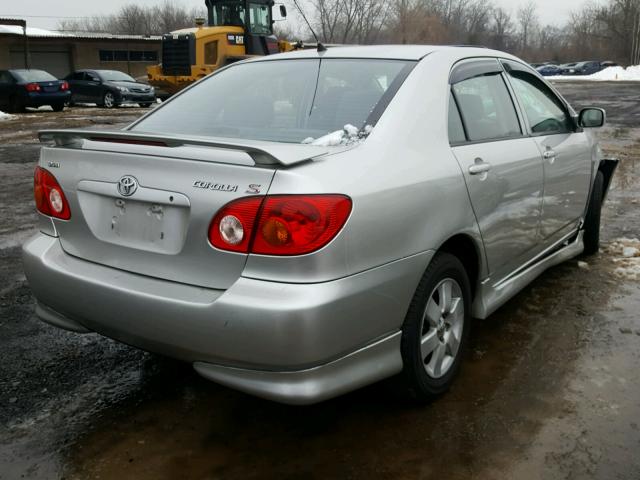 2T1BR32E83C151364 - 2003 TOYOTA COROLLA CE SILVER photo 4