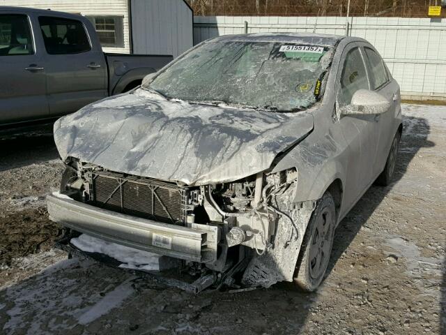 1G1JA5SH9E4235426 - 2014 CHEVROLET SONIC LS Արծաթագույն լուսանկար 2