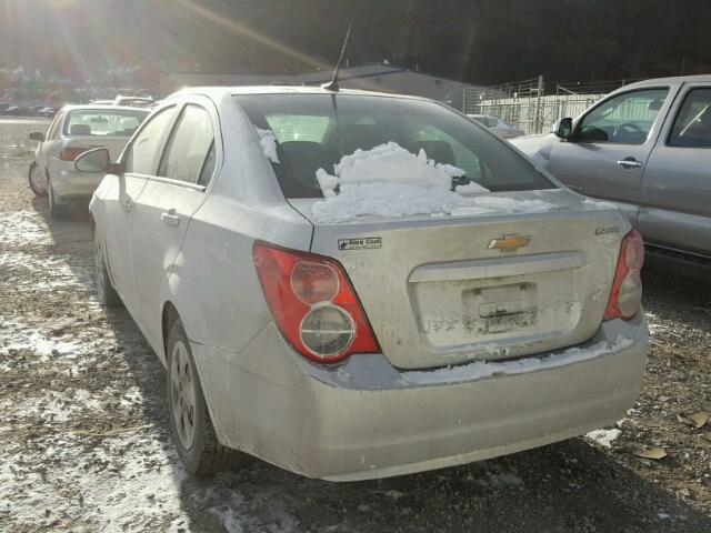 1G1JA5SH9E4235426 - 2014 CHEVROLET SONIC LS Արծաթագույն լուսանկար 3