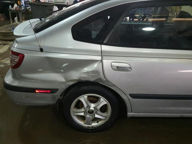 KMHDN56D66U181757 - 2006 HYUNDAI ELANTRA GL SILVER photo 9