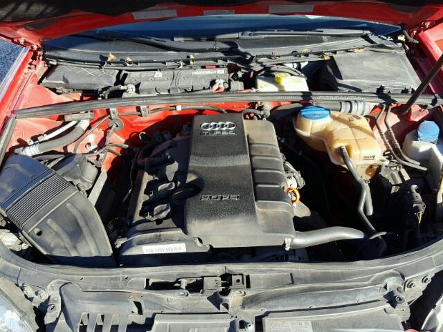 WAUDF78E87A208301 - 2007 AUDI A4 2.0T QU RED photo 7