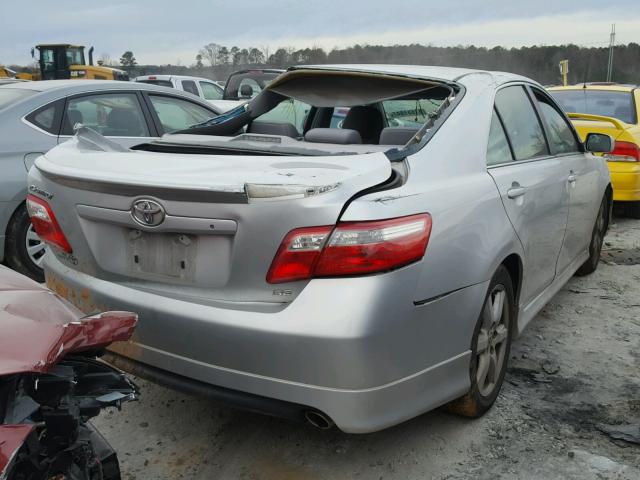 4T1BK46K18U071985 - 2008 TOYOTA CAMRY LE SILVER photo 4