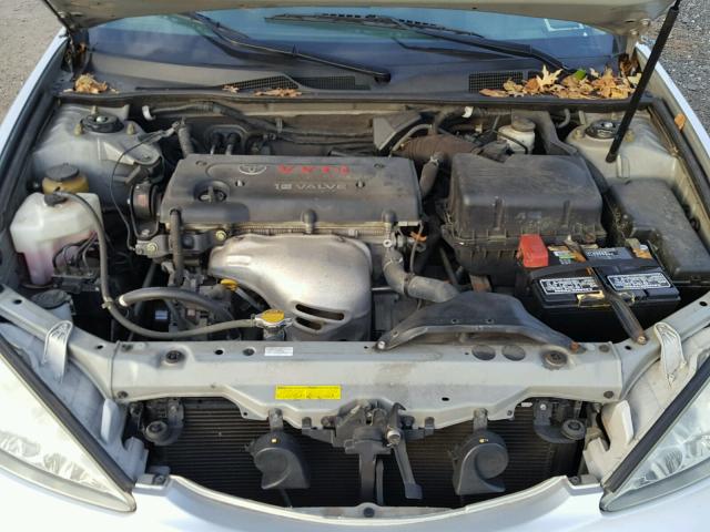 4T1BE32K44U827262 - 2004 TOYOTA CAMRY LE GRAY photo 7