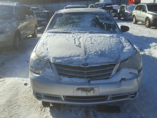 1C3LC46K67N633608 - 2007 CHRYSLER SEBRING SILVER photo 9