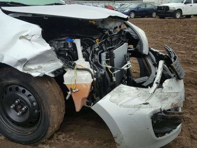 KNADM4A3XE6344541 - 2014 KIA RIO LX Արծաթագույն լուսանկար 9