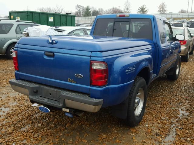 1FTZR15E71PB76401 - 2001 FORD RANGER SUP BLUE photo 4