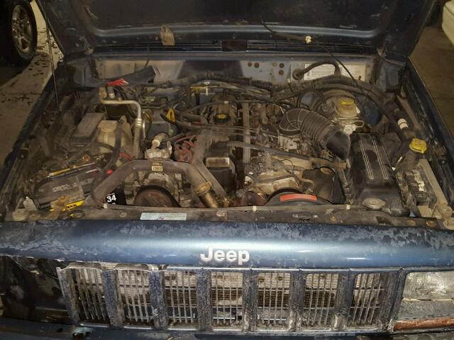 1J4FF68SXXL598022 - 1999 JEEP CHEROKEE S BLUE photo 7