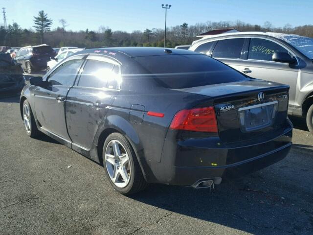 19UUA66234A010369 - 2004 ACURA TL BLACK photo 3