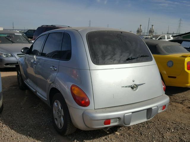 3C4FY48B24T357396 - 2004 CHRYSLER PT CRUISER SILVER photo 3