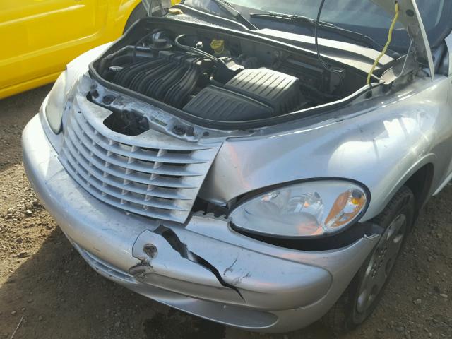 3C4FY48B24T357396 - 2004 CHRYSLER PT CRUISER SILVER photo 9