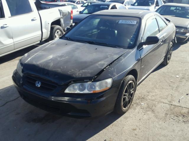 1HGCG31582A005370 - 2002 HONDA ACCORD EX BLACK photo 2