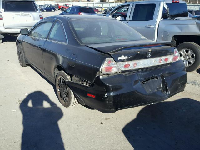 1HGCG31582A005370 - 2002 HONDA ACCORD EX BLACK photo 3