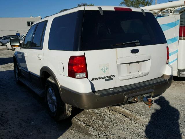 1FMEU17W43LC07032 - 2003 FORD EXPEDITION WHITE photo 3