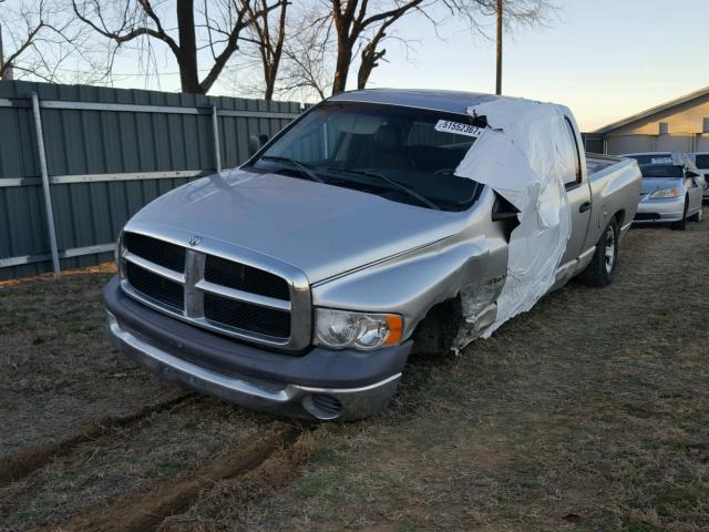 3D7HU18N32G163582 - 2002 DODGE RAM 1500 SILVER photo 2