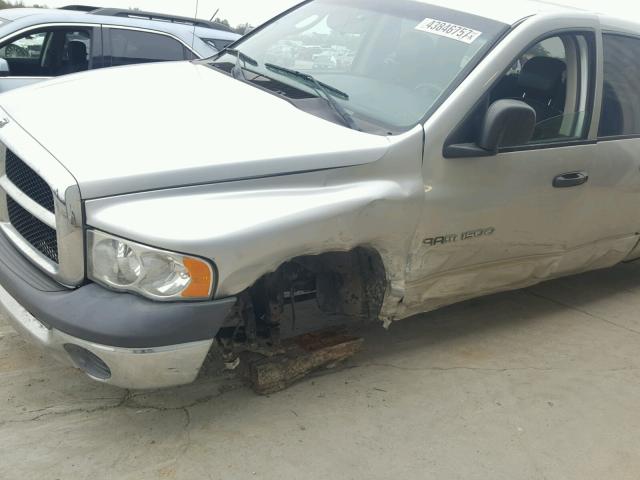 3D7HU18N32G163582 - 2002 DODGE RAM 1500 SILVER photo 9