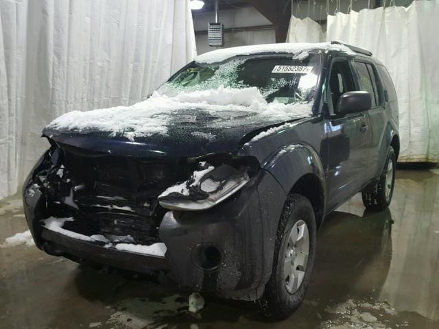 5N1AR18B78C622011 - 2008 NISSAN PATHFINDER BLUE photo 2