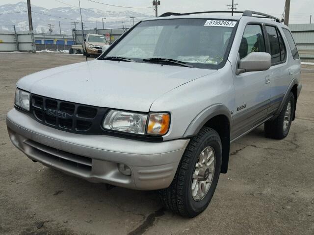 4S6DM58W0Y4405990 - 2000 HONDA PASSPORT E GRAY photo 2