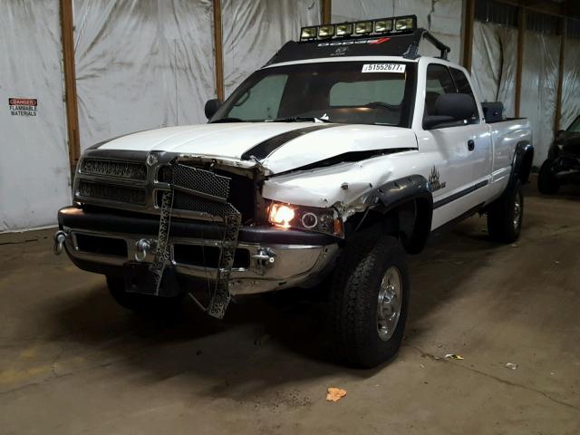 3B7KF23Z81G778279 - 2001 DODGE RAM 2500 WHITE photo 2