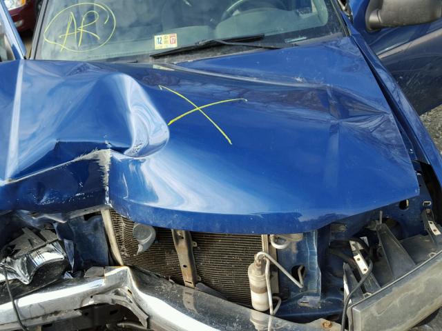 1GCDT136958186709 - 2005 CHEVROLET COLORADO BLUE photo 7