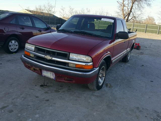 1GCCS19W4Y8239794 - 2000 CHEVROLET S TRUCK S1 RED photo 2