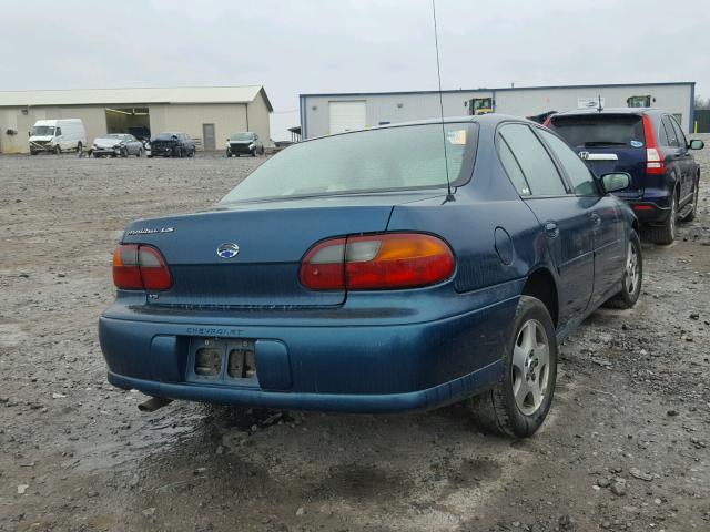 1G1NE52J72M721396 - 2002 CHEVROLET MALIBU LS 绿色 照片 4