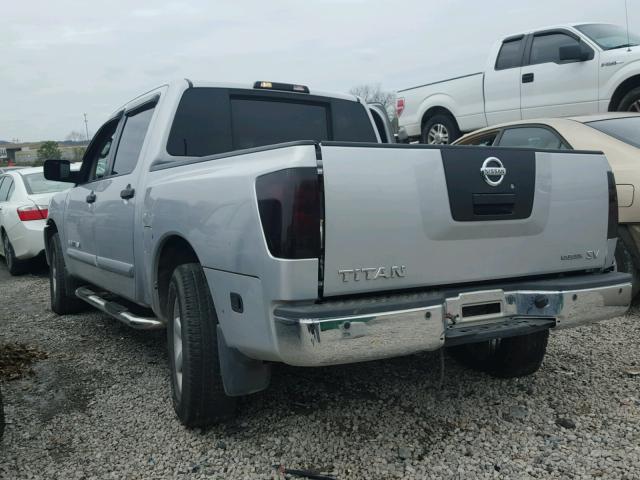 1N6BA0ED8BN311860 - 2011 NISSAN TITAN S SILVER photo 3