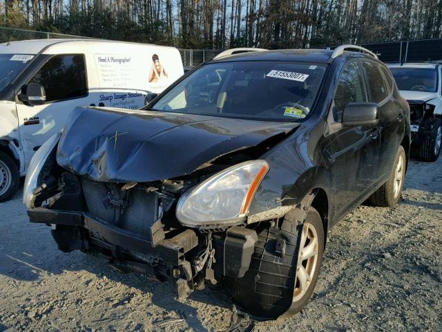 JN8AS58V99W193646 - 2009 NISSAN ROGUE S BLACK photo 2