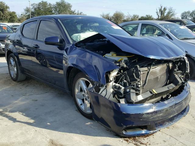 1C3CDZCB8DN576936 - 2013 DODGE AVENGER SX BLUE photo 1