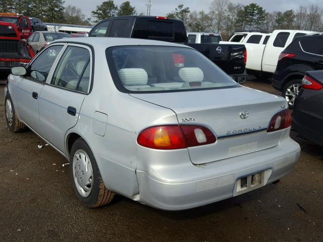 1NXBR12E0XZ274536 - 1999 TOYOTA COROLLA VE SILVER photo 3