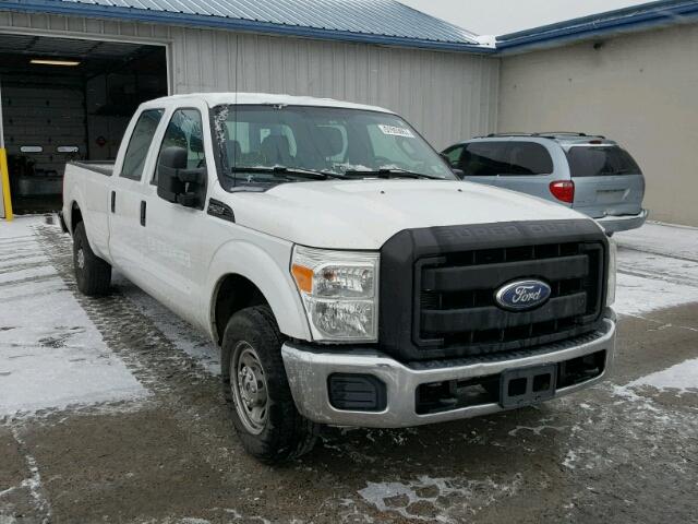 1FT7W2A64BEC78109 - 2011 FORD F250 SUPER WHITE photo 1