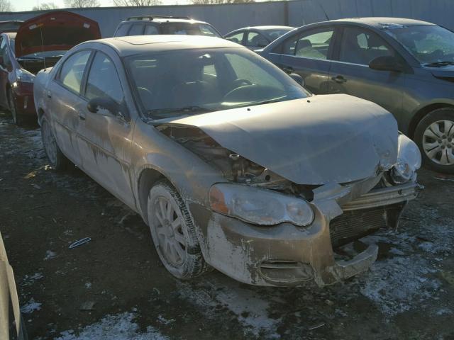 1C3EL56R54N411780 - 2004 CHRYSLER SEBRING LX TAN photo 1