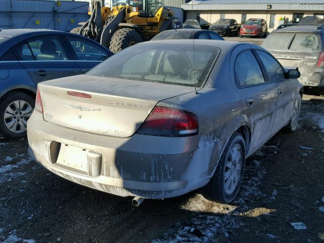 1C3EL56R54N411780 - 2004 CHRYSLER SEBRING LX TAN photo 4