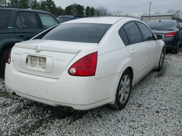 1N4BA41E96C834644 - 2006 NISSAN MAXIMA SE WHITE photo 4