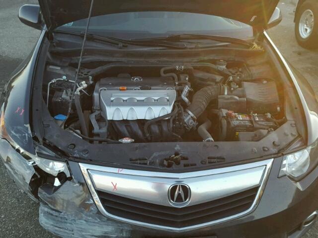 JH4CW2H65CC001484 - 2012 ACURA TSX TECH GRAY photo 7