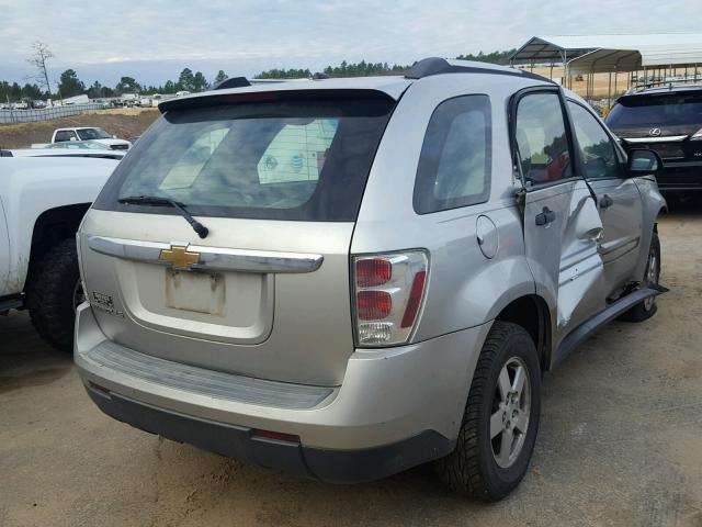 2CNDL13F476095254 - 2007 CHEVROLET EQUINOX LS SILVER photo 4