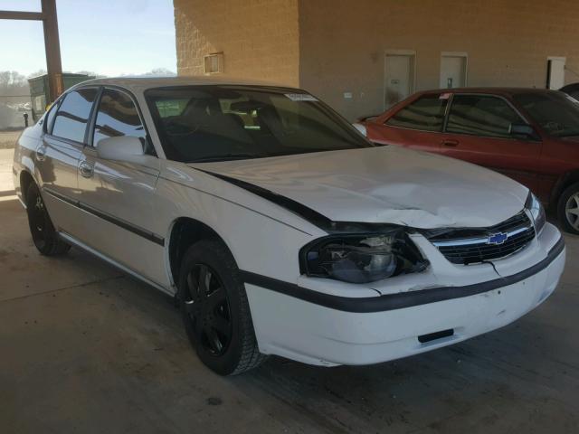 2G1WF55E429227624 - 2002 CHEVROLET IMPALA WHITE photo 1