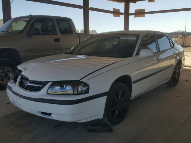 2G1WF55E429227624 - 2002 CHEVROLET IMPALA WHITE photo 2