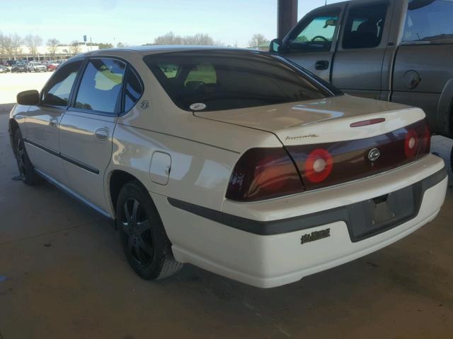 2G1WF55E429227624 - 2002 CHEVROLET IMPALA 白色 照片 3