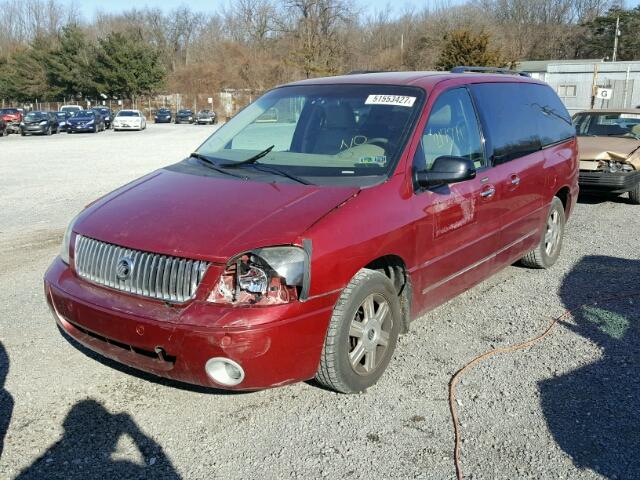 2MRDA202X4BJ04881 - 2004 MERCURY MONTEREY MAROON photo 2